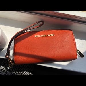 Michael Kors wristlet wallet